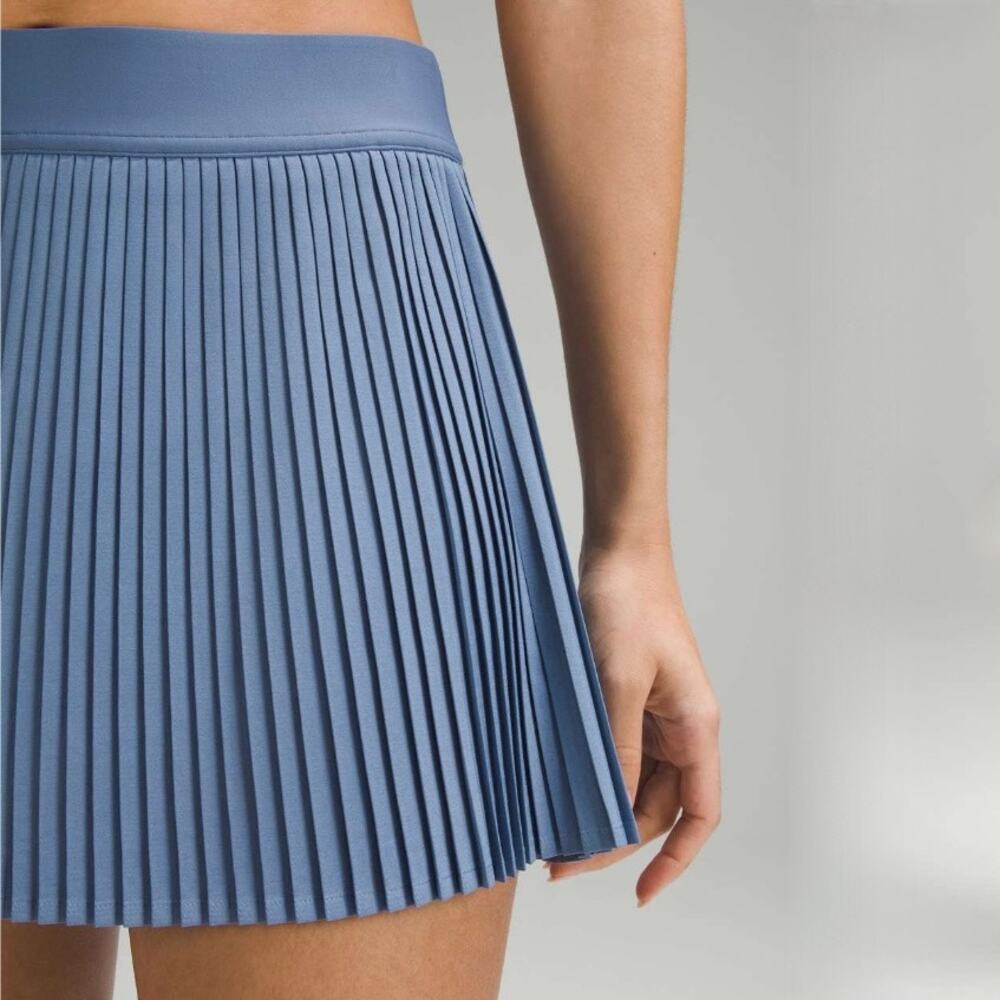 Lululemon Varsity High Rise Pleated Tennis Skirt Oasis Blue Size 8 - Picture 3 of 15